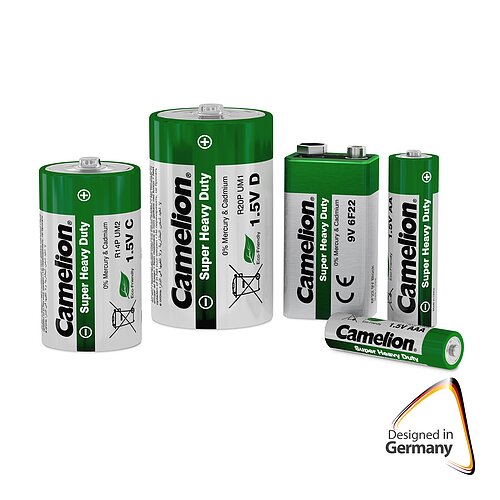 1x Camelion Super Heavy Duty AAA Micro R03 Zink Kohle Batterie