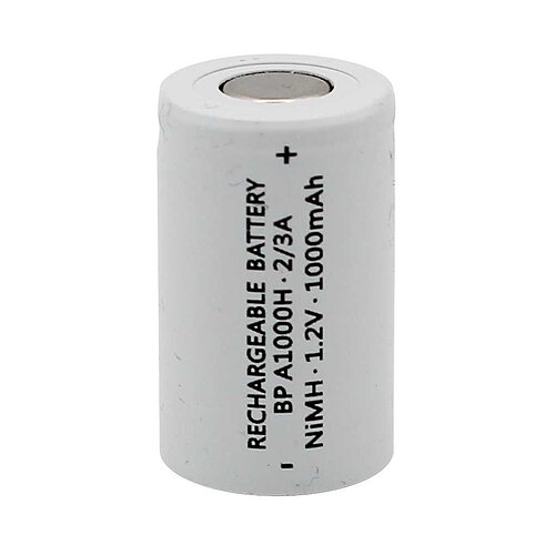 BP A1000H NiMH-Akku 1000mAh 2/3A Flattop hochtemperatur BP A1000H NiMH-Akku 1000mAh 2/3A Flattop hochtemperatur