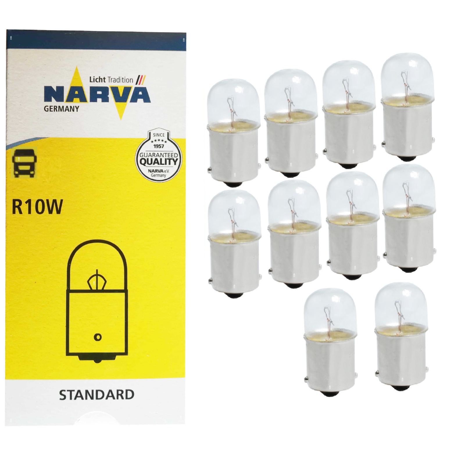 R10W 24V 10W BA15s STANDARD NARVA
