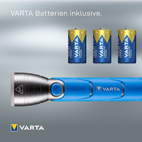 Varta Outdoor Sports F30 Taschenlampe 18629 - inkl. Batterien