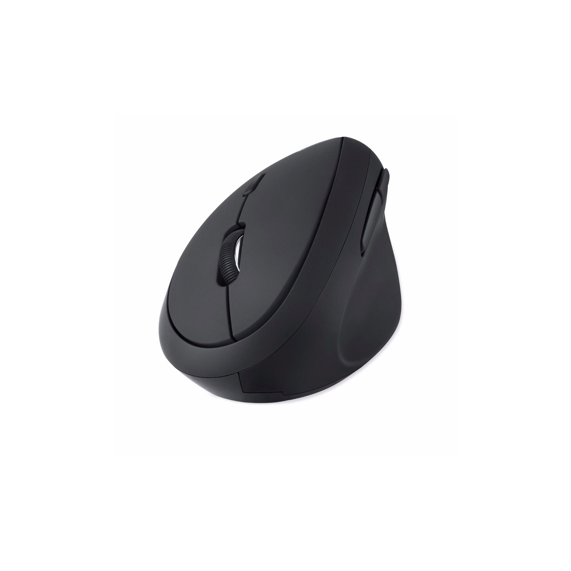 Perixx PERIMICE-719, kleine ergonomische Maus, Rechtshänder, schnurlos, schwarz