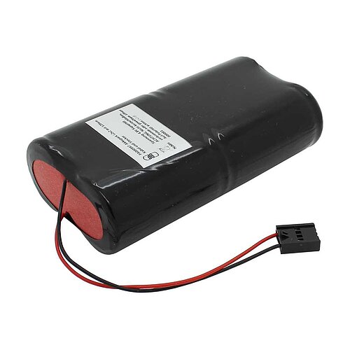 Akkupack NiMH 4,8V 9000mAh L2x2 Mono D mit 120mm Kabel und Stecker