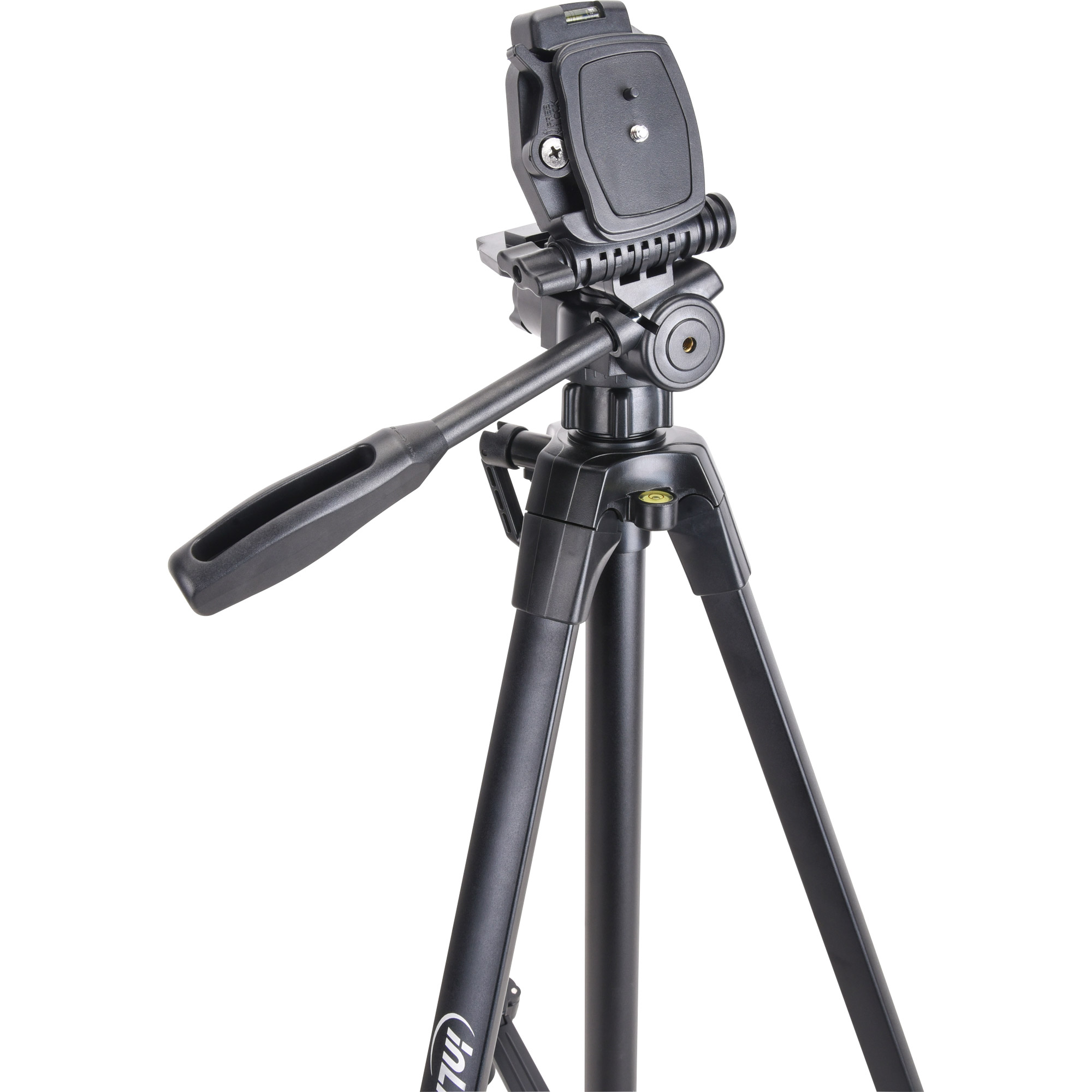 Inline® Stativ für Digitalkameras und Videokameras, Aluminium, schwarz