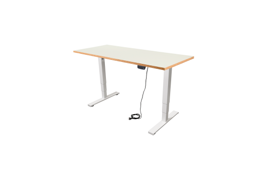 Schreibtisch Imstande, business-w + Tischplatte Sperrholz Platinweiß 140x80cm Schreibtisch Imstande, business-w + Tischplatte Sperrholz Platinweiß 140x80cm