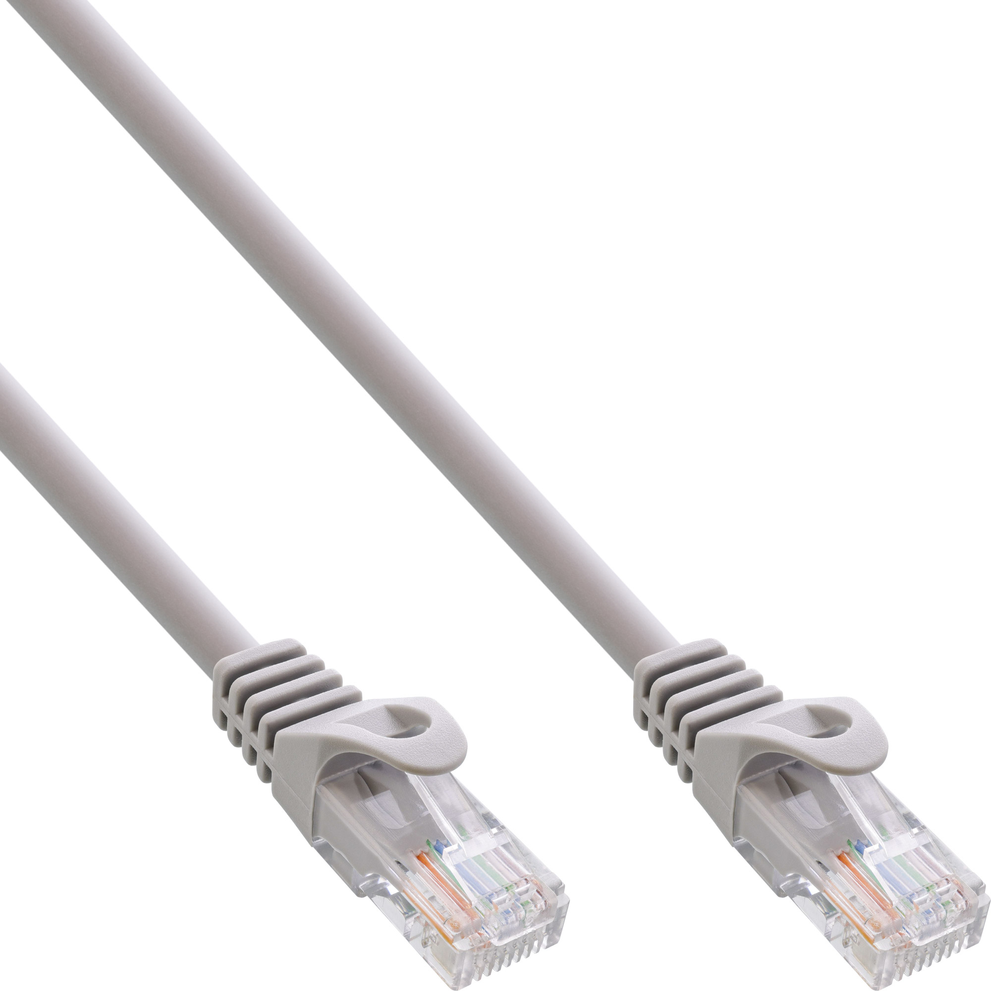 Inline® Patchkabel, U/UTP, Cat.5e, grau, 10m, AWG26