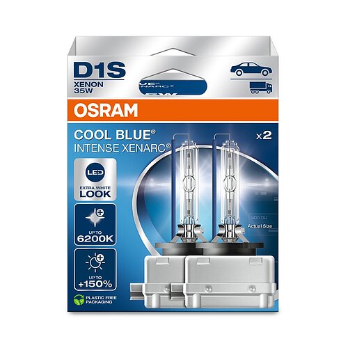 OSRAM DD1S 35W PK32d-2 XENARC COOL BLUE INTENSE NextGen. 6200K +150% - 2er Paket