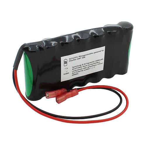 Messgeräteakku NiMH 8,4V 1600mAh passend für Pfeuffer GMT 600 Messgeräteakku NiMH 8,4V 1600mAh passend für Pfeuffer GMT 600