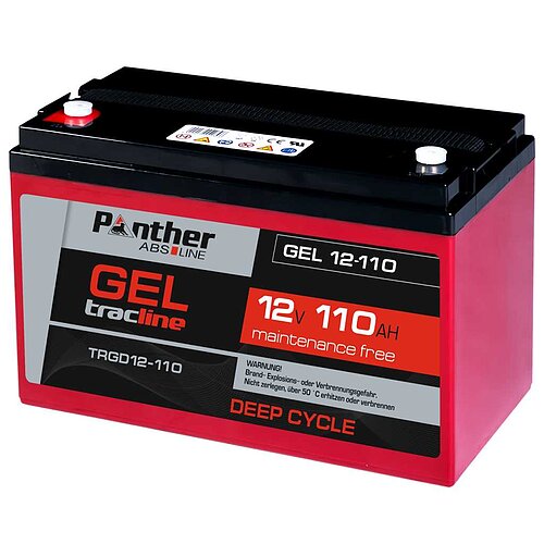 Panther tracline Gel Deep Cycle 12V 110Ah