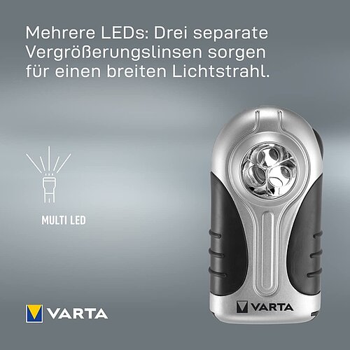 Varta Silver Light Taschenlampe 16647 - inkl. Batterie