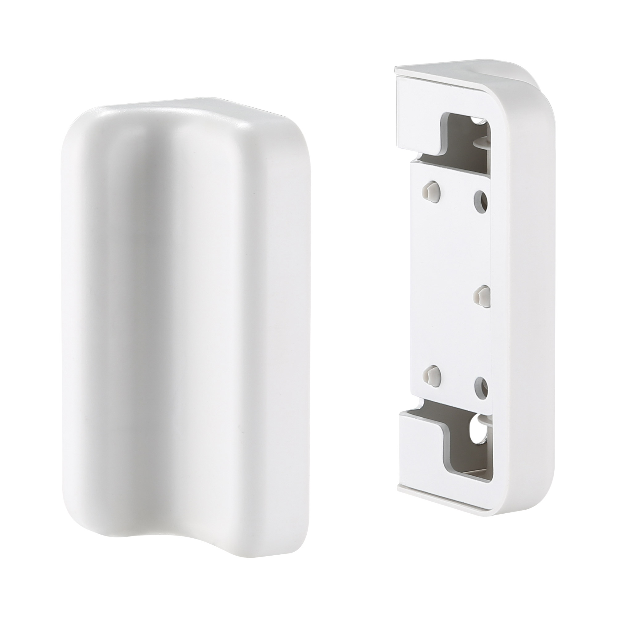 Inline® Slatwall Befestigungswinkel für Wandhalterung Panel, weiß, 2er-Set
