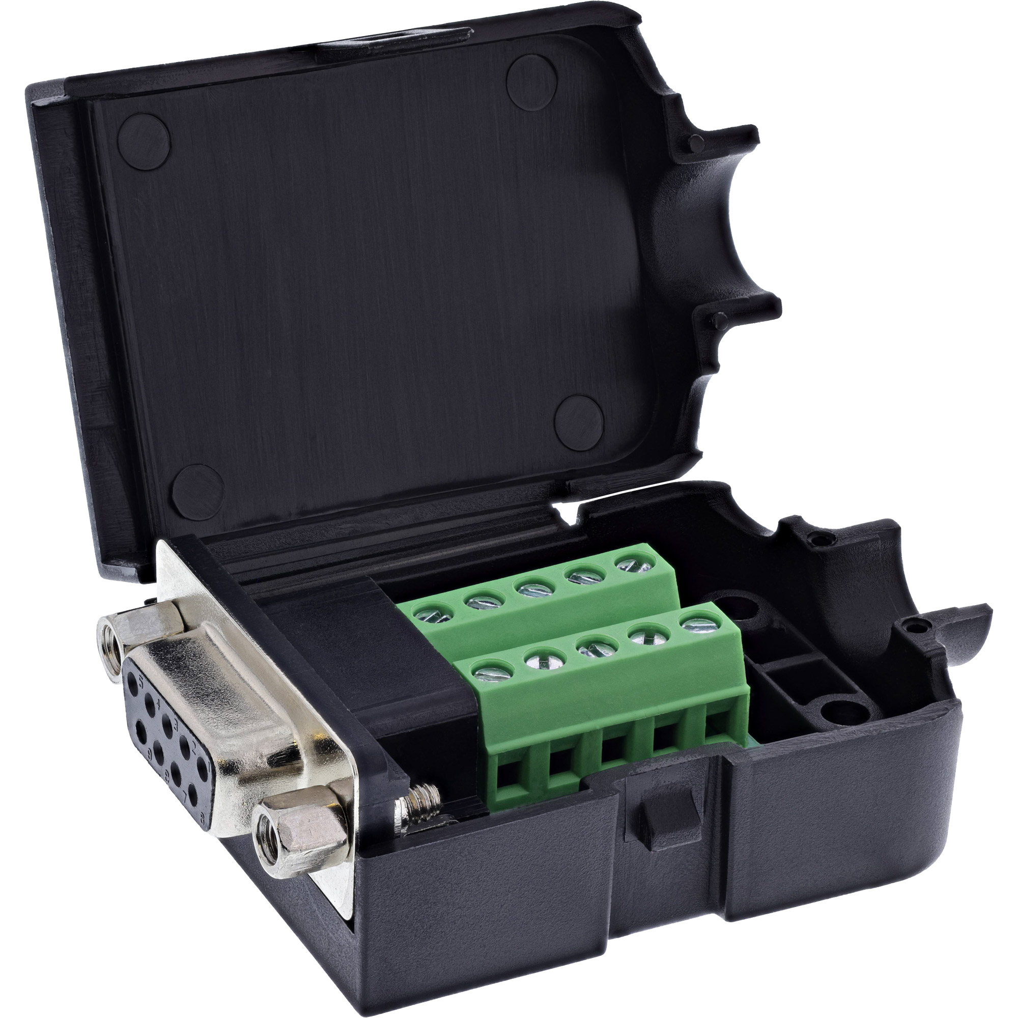 InLine® D-Sub 9 Breakout-Terminalblock, Buchse, Schraubklemme InLine® D-Sub 9 Breakout-Terminalblock, Buchse, Schraubklemme