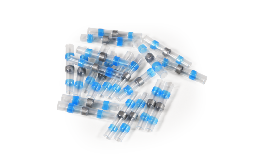 Lötverbinder McPower, Ø4,5mm - blaue Markierung, 1,5-2,5mm² Kabel, 20er-Pack