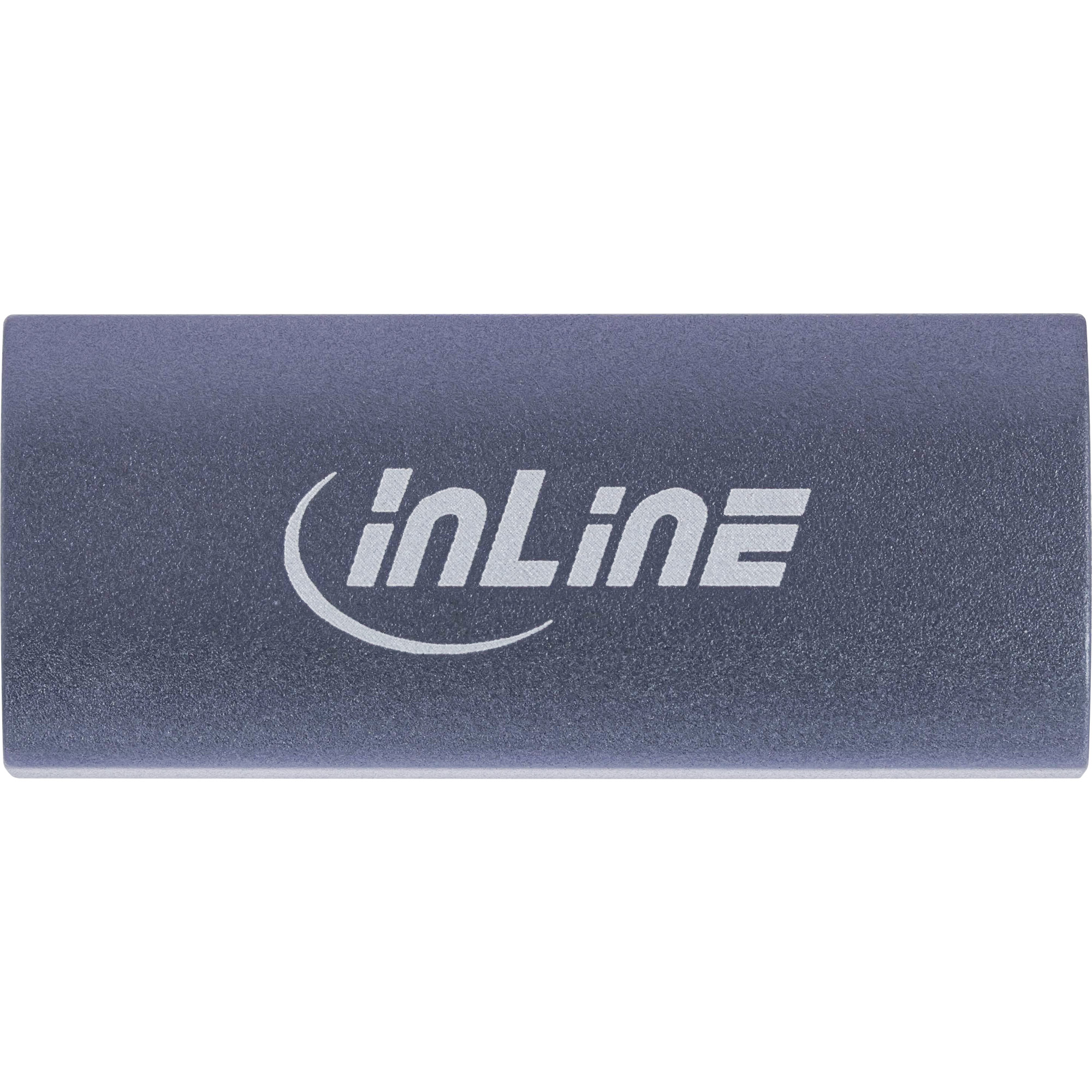 InLine® USB4 Adapter, USB-C Buchse/Buchse, Aluminium, grau InLine® USB4 Adapter, USB-C Buchse/Buchse, Aluminium, grau