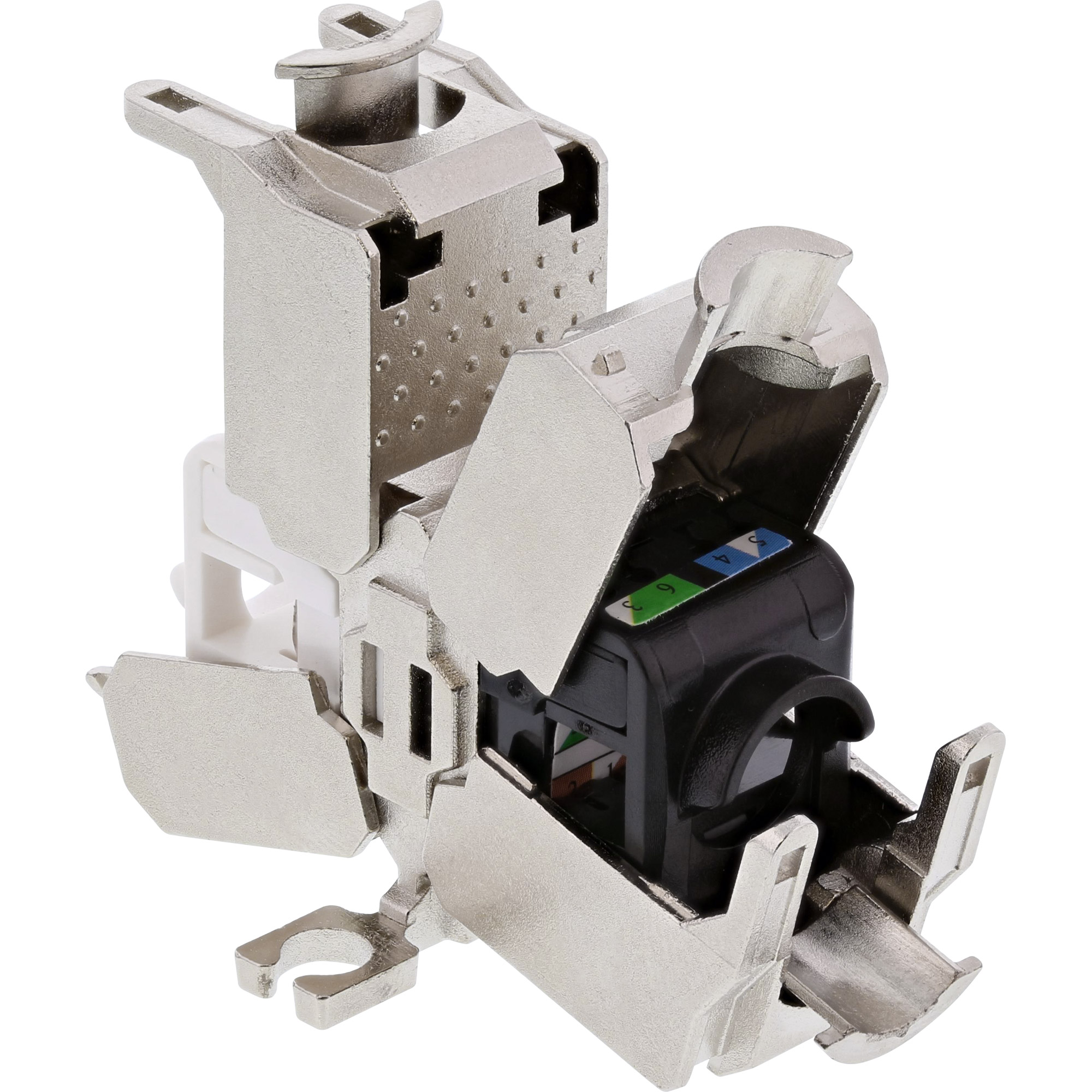 Inline® Kabelverbinder Cat.6A, mit LSA-Technik, geschirmt