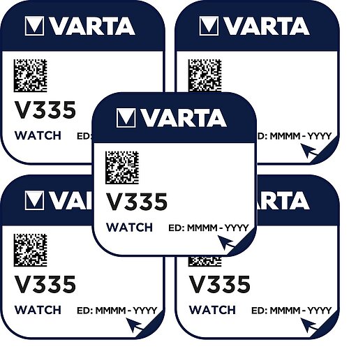 5x Varta SR512SW 335 Silberoxid Batterie 1,55V