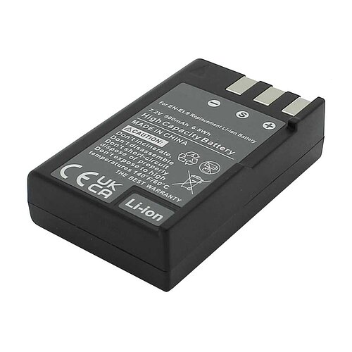 Digicam-Akku LiIon 7,4V 900mAh ersetzt Nikon EN-EL9