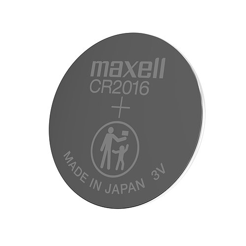 5x Maxell CR2016 Lithium Knopfzelle 3V - 1 Batterie aus