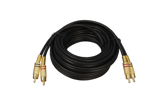 High-End Cinch-Kabel ''RCA-Gold'' 5 m