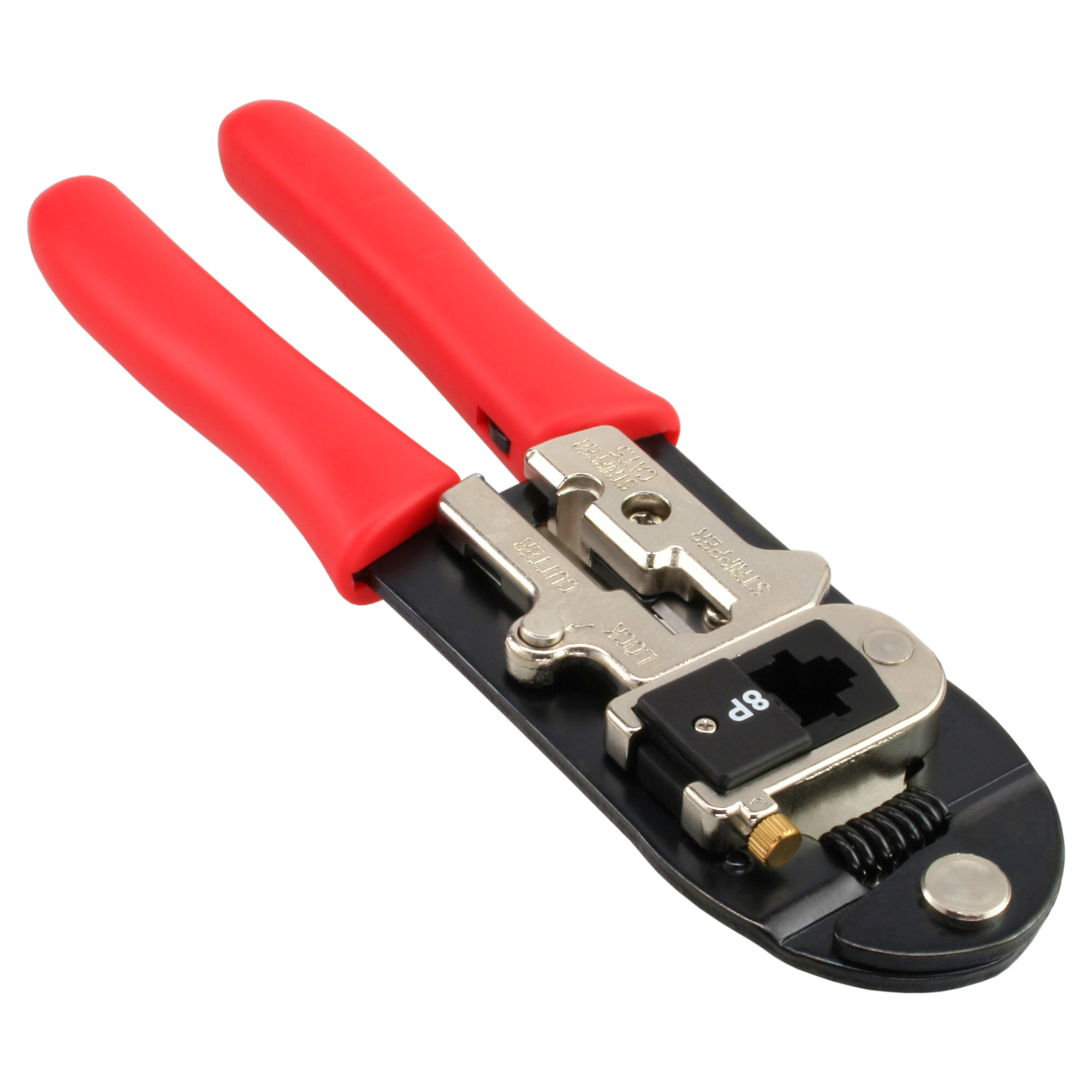 Inline® Crimpzange, Profi, für RJ45 Stecker, Module austauschbar