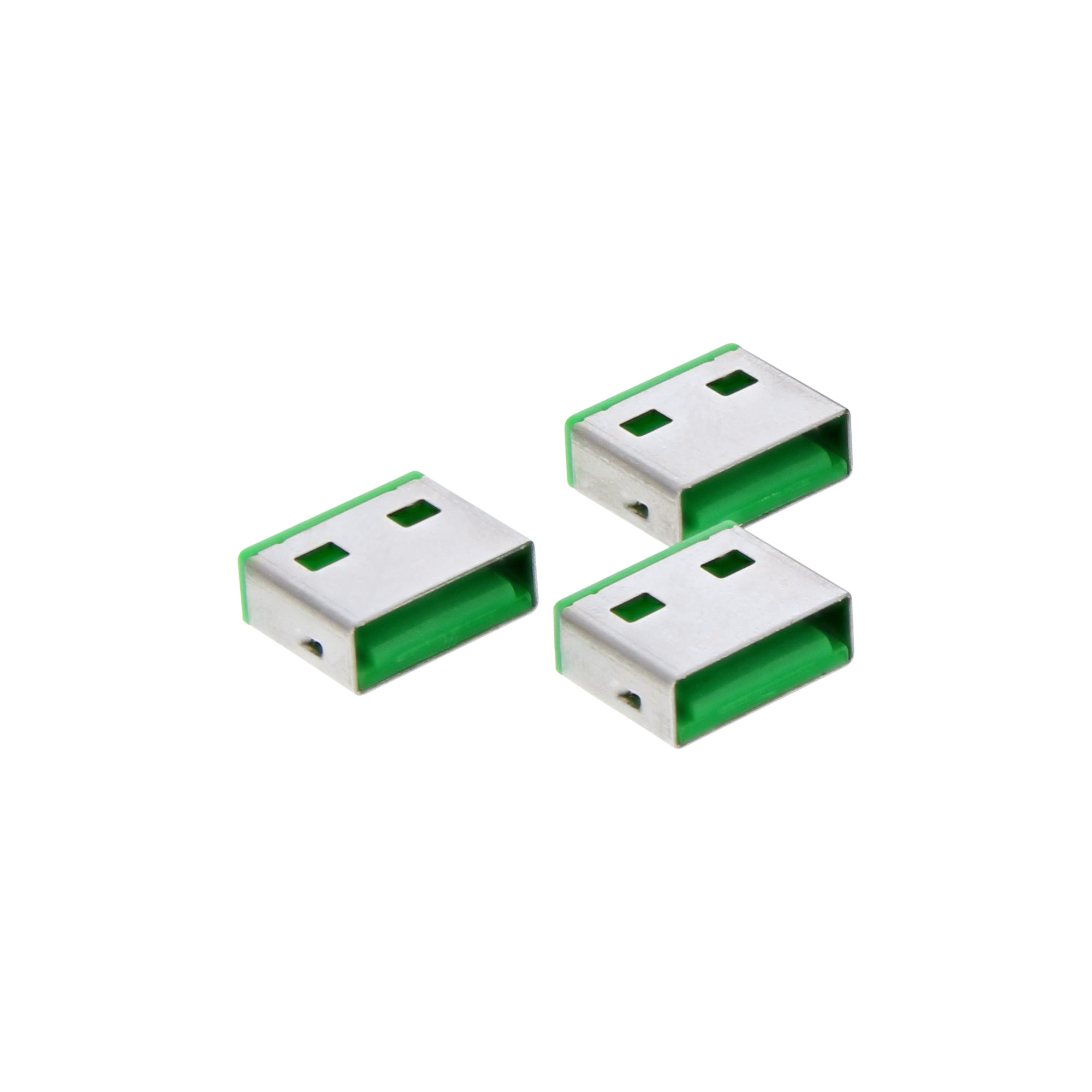 Inline® USB-A Portblocker, 20 Blocker Nachfüllpack