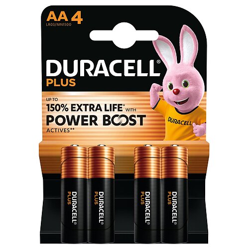 Duracell Plus AA Mignon LR6 Alkaline Batterie - 100er Verpackung