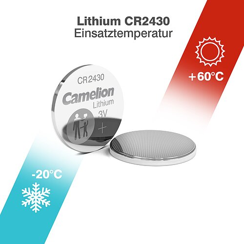 Camelion CR2430 Lithium Knopfzelle 3V 1 Batterie