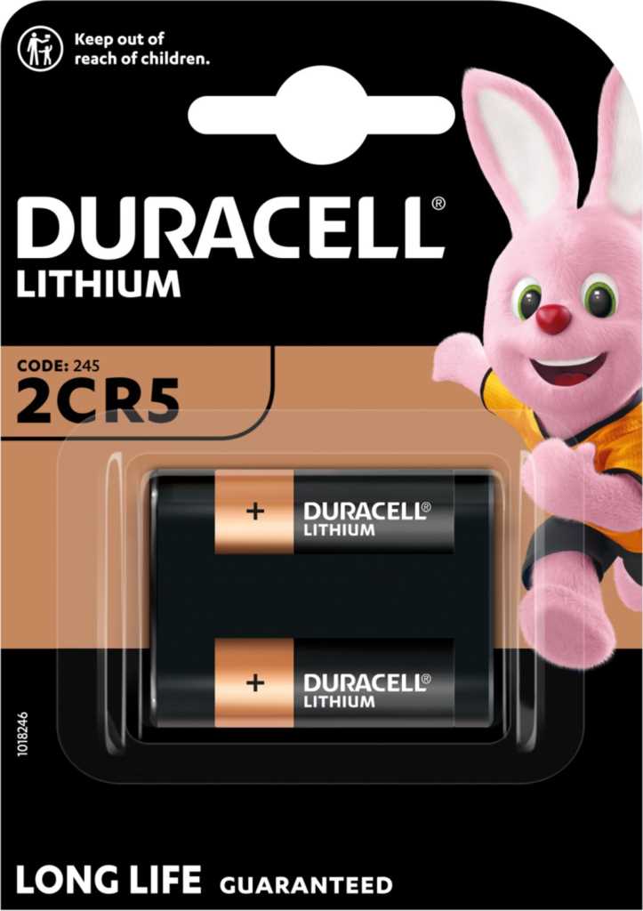Duracell 245 Lithium 6V 2CR5 Batterie - 1er Verpackung