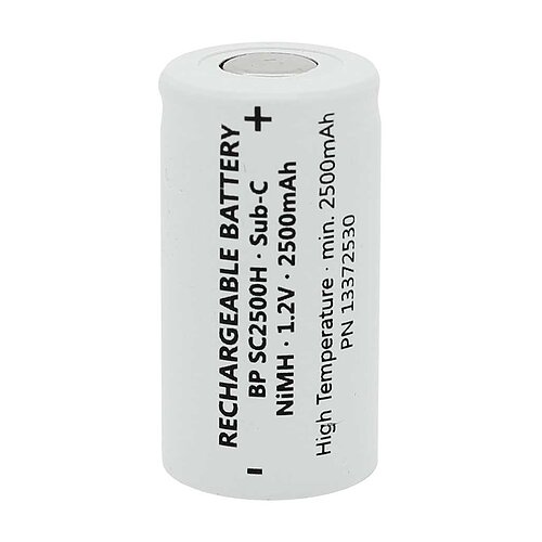 BP SC2500H NiMH-Akku 2500mAh Sub-C Flattop hochtemperatur BP SC2500H NiMH-Akku 2500mAh Sub-C Flattop hochtemperatur