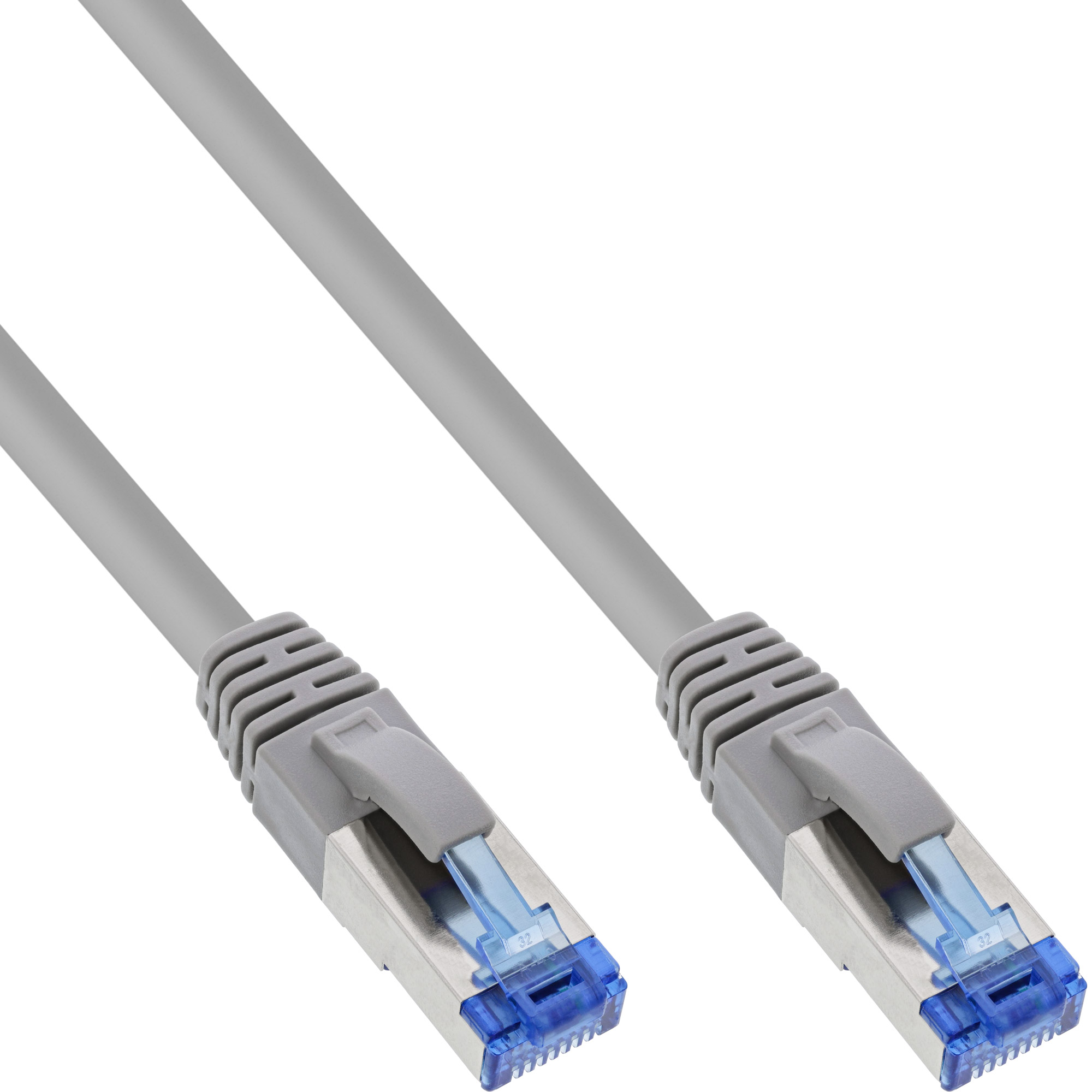 0.3m - 150er B-Pack InLine® Patchkabel, S/FTP (PiMf), Cat.6A, LSZH, CU, grau 0.3m - 150er B-Pack InLine® Patchkabel, S/FTP (PiMf), Cat.6A, LSZH, CU, grau