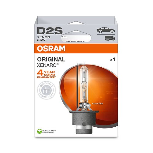OSRAM D2S 12V+24V 35W P32d-2 Original XENARC Softcover Box 1 Stück