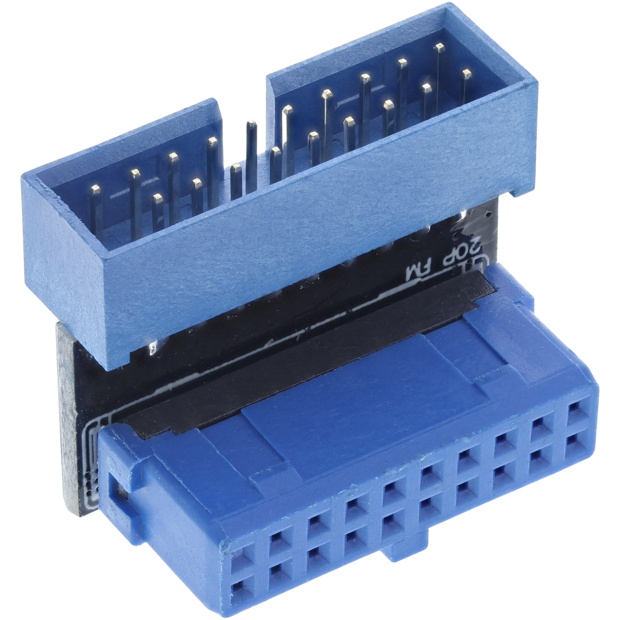 Inline® USB 3.0 Adapter intern, Pfostenanschluss Stecker/Buchse, oben gewinkelt Inline® USB 3.0 Adapter intern, Pfostenanschluss Stecker/Buchse, oben gewinkelt