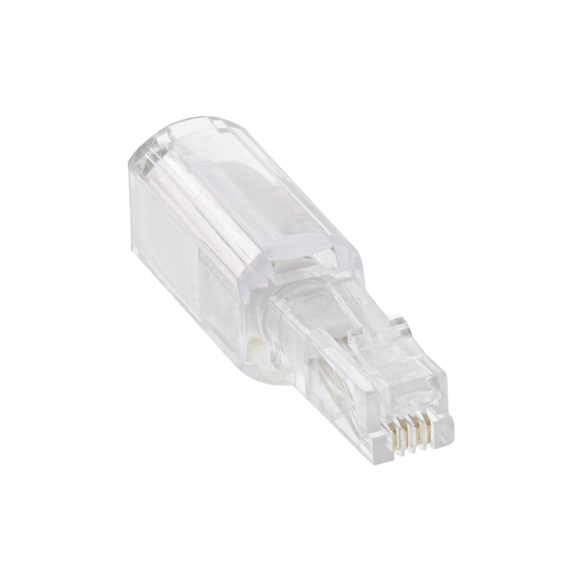 Inline® Twist-Stop, Entwirrer für Kabel von Telefonhörer, schmale kurze Bauform
