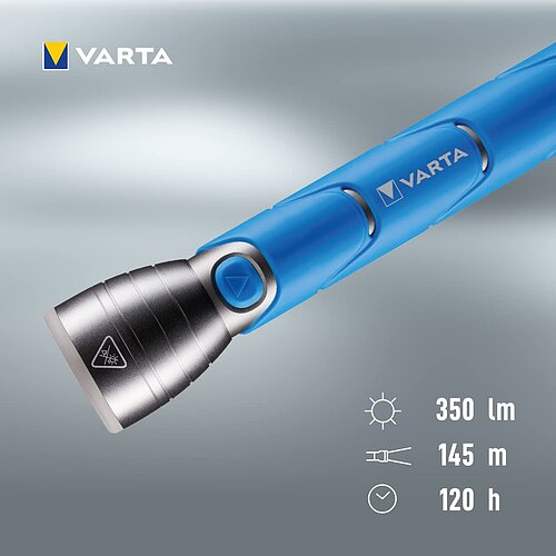 Varta Outdoor Sports F30 Taschenlampe 18629 - inkl. Batterien