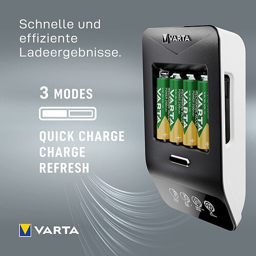NiMH Akku Ultra Fast Ladegerät 8A Varta 57685 für AA Mignon AAA Micro