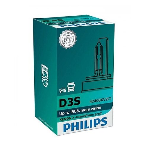 Philips D3S 35W PK32d-5 X-treme Vision +150% Xenon