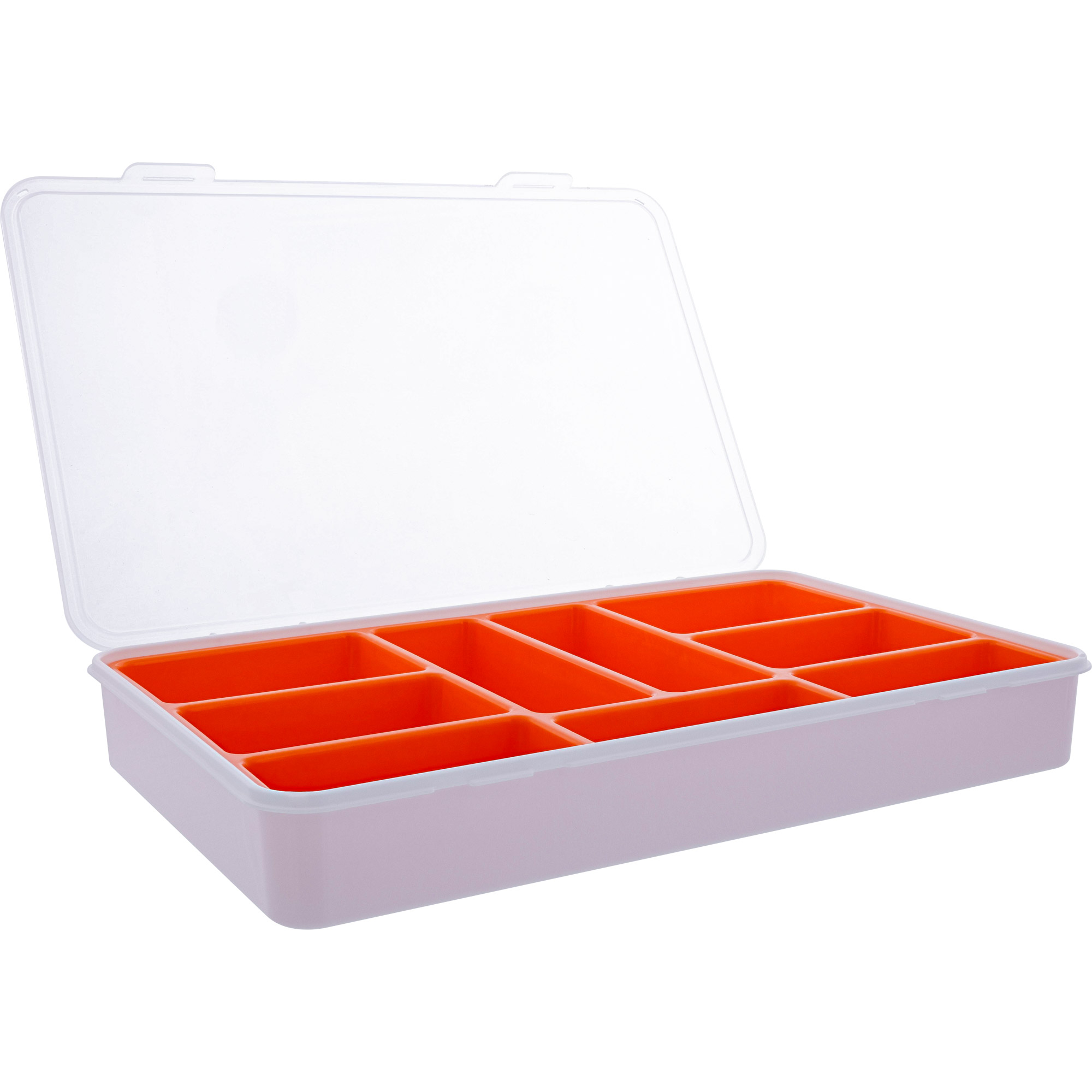 InLine® Kleinteilebox, 9 Fächer, Abmessungen: 290x185x45mm, orange InLine® Kleinteilebox, 9 Fächer, Abmessungen: 290x185x45mm, orange