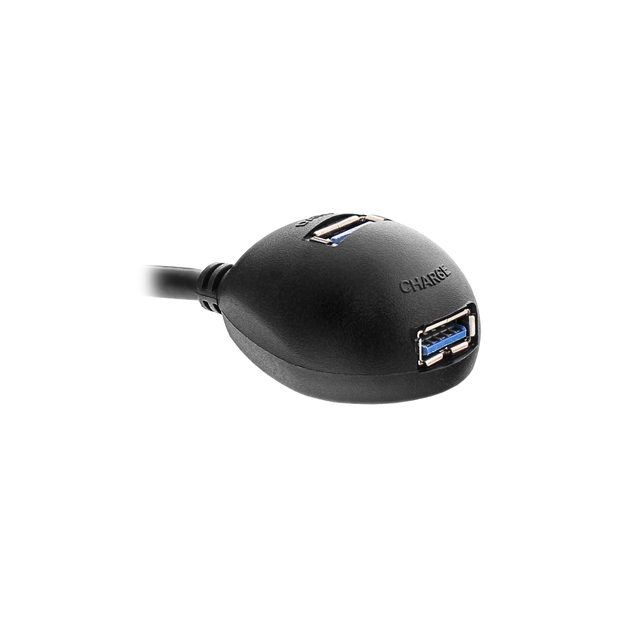Inline® USB 3.2 Gen.1 Verl., USB A Stecker / Buchse, schwarz, mit Standfuß, 1m Inline® USB 3.2 Gen.1 Verl., USB A Stecker / Buchse, schwarz, mit Standfuß, 1m