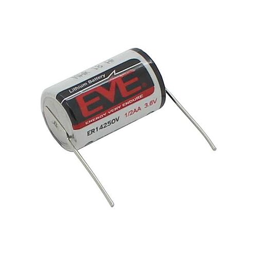 EVE ER14250 1/2AA 3,6V mit Paddle-Pins EVE ER14250 1/2AA 3,6V mit Paddle-Pins
