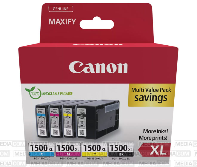 tinten multipack pgi 1500xl bk c m y tinten multipack pgi 1500xl bk c m y