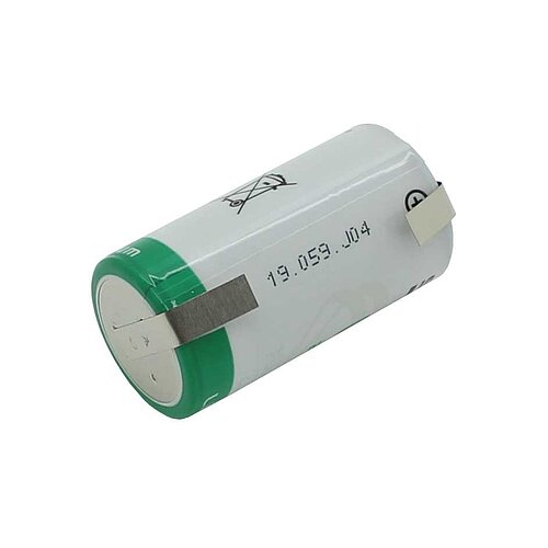Saft Lithium LSH14 C 3,6V mit Lötfahnen U-Form Saft Lithium LSH14 C 3,6V mit Lötfahnen U-Form