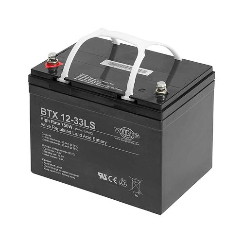 Wing BTX12-33LS 12V 33Ah high rate hochstromfähig Wing BTX12-33LS 12V 33Ah high rate hochstromfähig