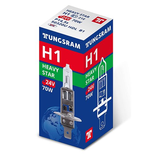 Tungsram H1 24V 70W P14.5s Heavy Star 1 Stück