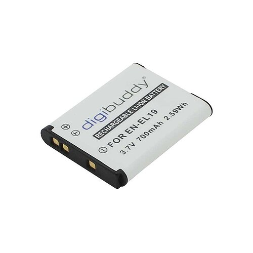 Digicam-Akku LiIon 3,7V 700mAh ersetzt Nikon Coolpix A100 Digicam-Akku LiIon 3,7V 700mAh ersetzt Nikon Coolpix A100