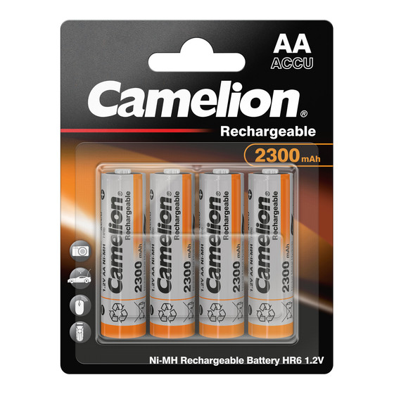 Camelion NiMH AA Mignon 2300mAh HR6 Classic Akku 