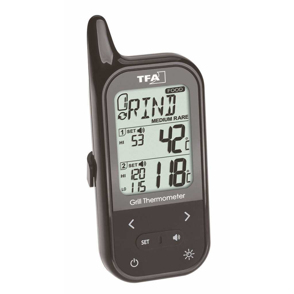 Küchen-Chef TWIN Funk-Grill-Bratenthermometer 14.1511.01