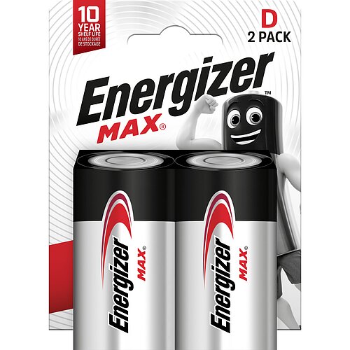 Energizer Max Mono D LR20 Alkaline Batterie - 10er Verpackung Energizer Max Mono D LR20 Alkaline Batterie - 10er Verpackung