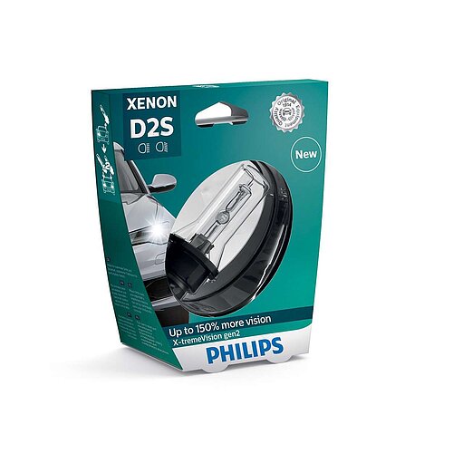 Philips D2S 35W P32d-2 Xenon X-treme Vision +150% Blister