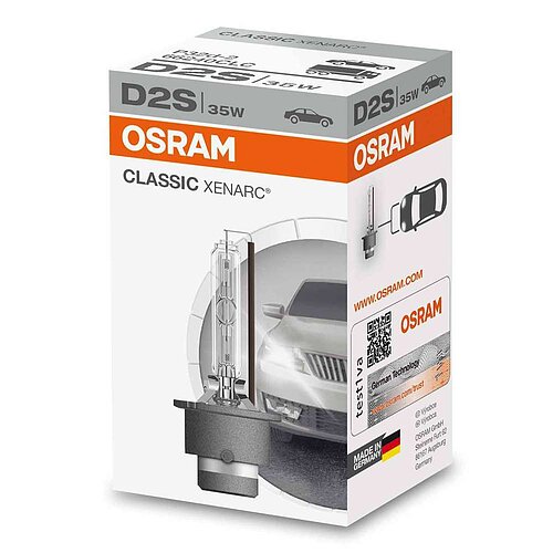 OSRAM D2S 12V+24V 35W P32d-2 Xenarc Classic Faltschachtel
