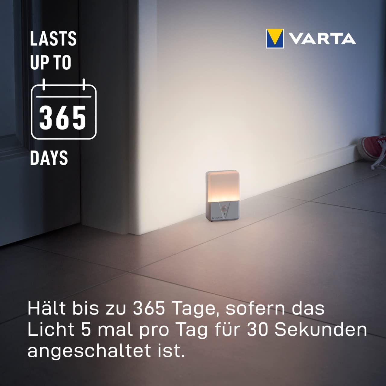 Varta Nachtlicht Motion Sensor 16624 Twin Pack - exkl. Batterien