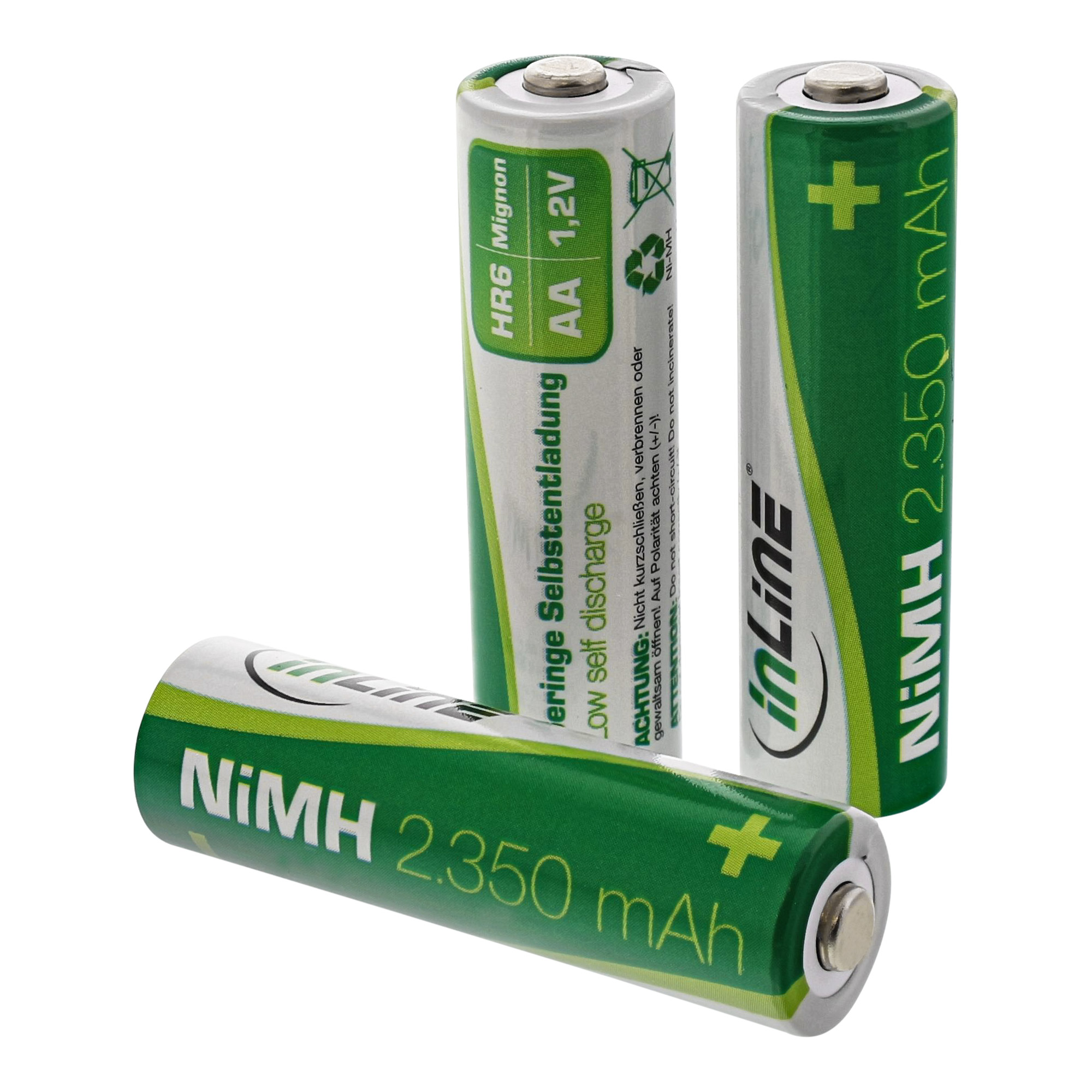 InLine® NiMH-Akku, Mignon (AA), 2350mAh, im 4er Blister InLine® NiMH-Akku, Mignon (AA), 2350mAh, im 4er Blister